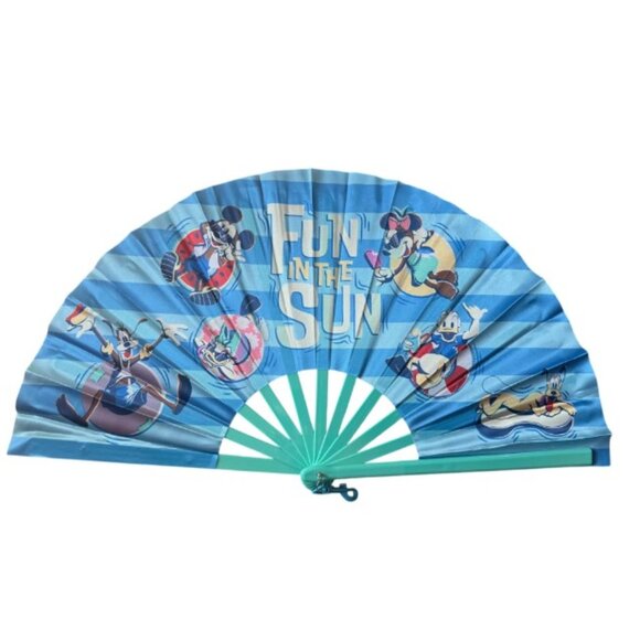 Disney Accessories - Disney Parks Folding Fan - Fun in the Sun Mickey and Minnie - NEW